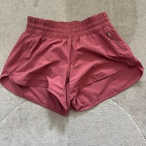 Lululemon Track That High-Rise Lined Short 4’’ in mauve